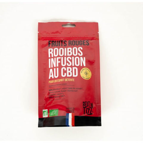 ROOIBOS INFUSION BIO AU CBD FRUITS ROUGES REST IN TIZZ